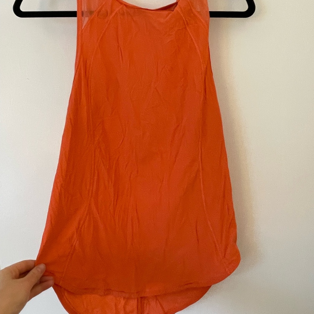 lululemon athletica Orange Tank Top